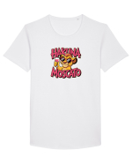 HAKUNA MOSCATO - NO WORRIES - FARA GRIJI Tricou mânecă scurtă guler larg Bărbat Skater