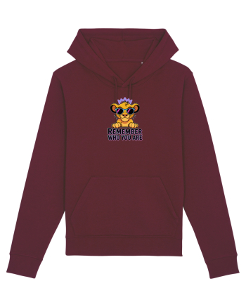 REMEMBER WHO YOU ARE - NU UITA CINE ESTI Burgundy