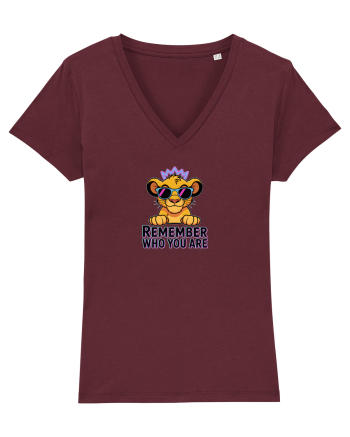 REMEMBER WHO YOU ARE - NU UITA CINE ESTI Burgundy