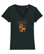 REMEMBER WHO YOU ARE - NU UITA CINE ESTI 2 Tricou mânecă scurtă guler V Damă Evoker