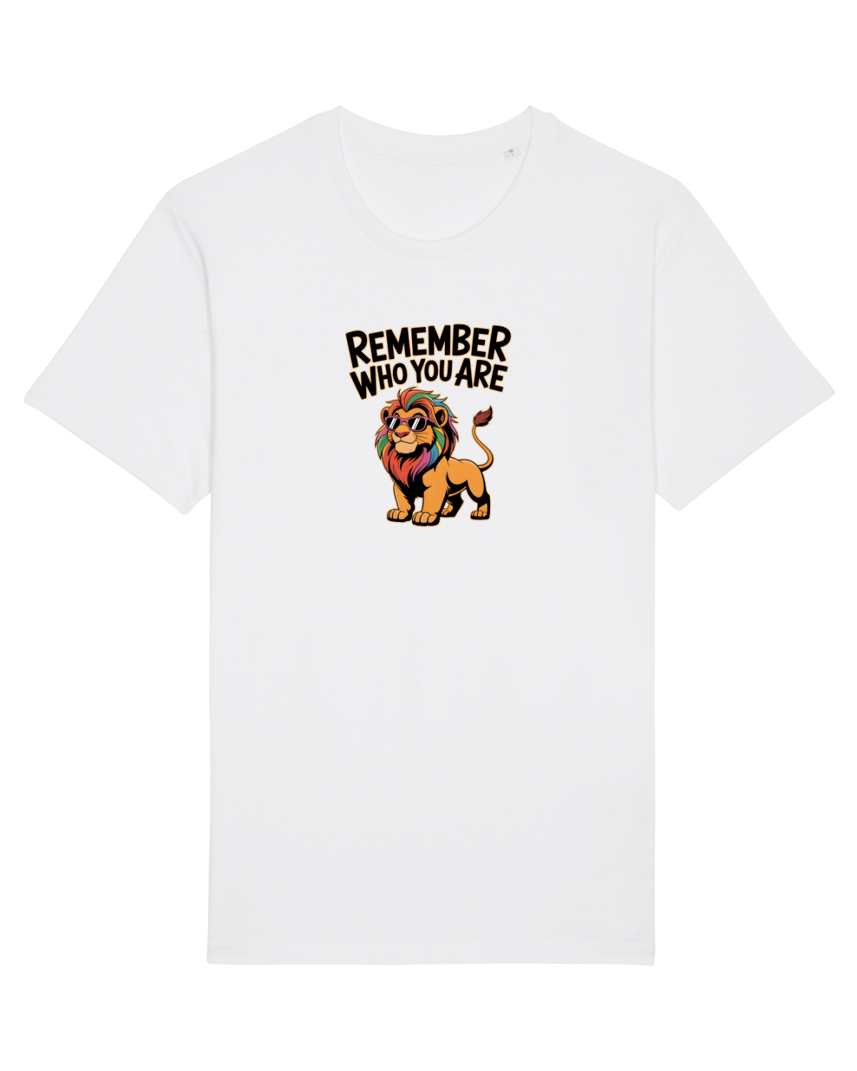 Tricou mânecă scurtă Unisex Rocker White