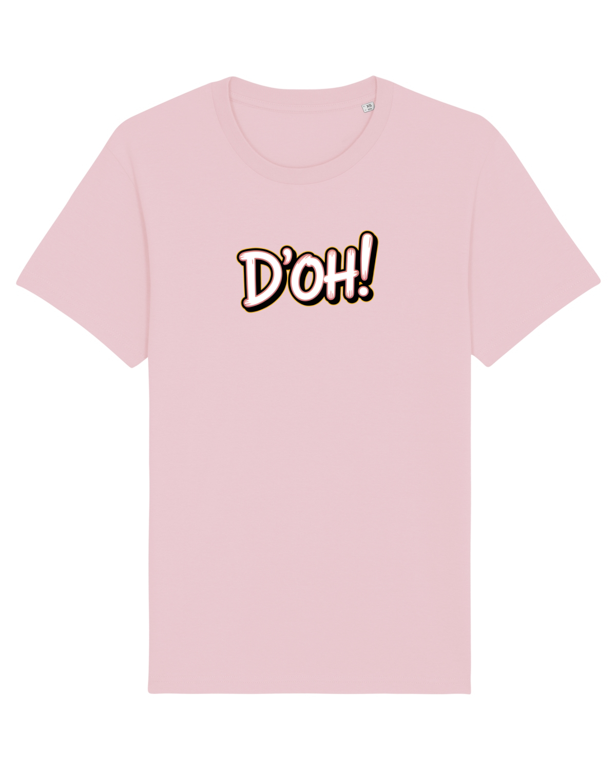 Tricou mânecă scurtă Unisex Rocker Cotton Pink