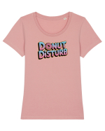 DONUT DISTURB 2 Tricou mânecă scurtă guler larg fitted Damă Expresser