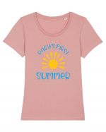 Baby's First Summer Tricou mânecă scurtă guler larg fitted Damă Expresser