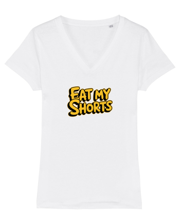 EAT MY SHORTS 2 White
