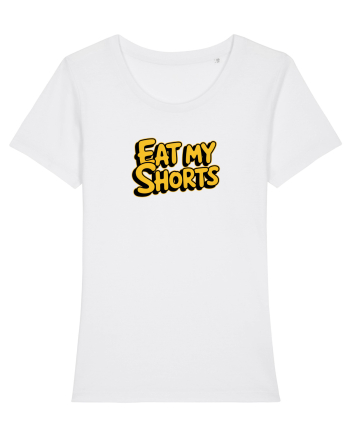 EAT MY SHORTS 2 White