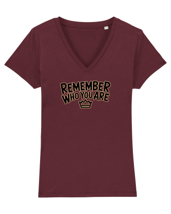 REMEMBER WHO YOU ARE - NU UITA CINE ESTI 3 Burgundy