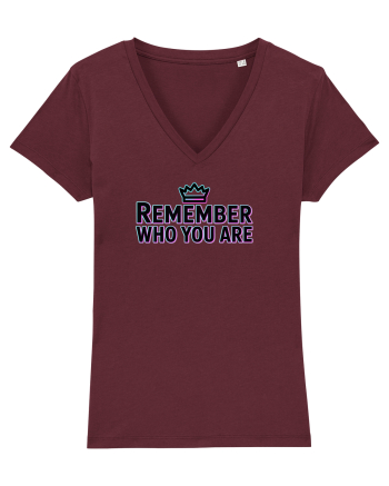 REMEMBER WHO YOU ARE - NU UITA CINE ESTI 4 Burgundy