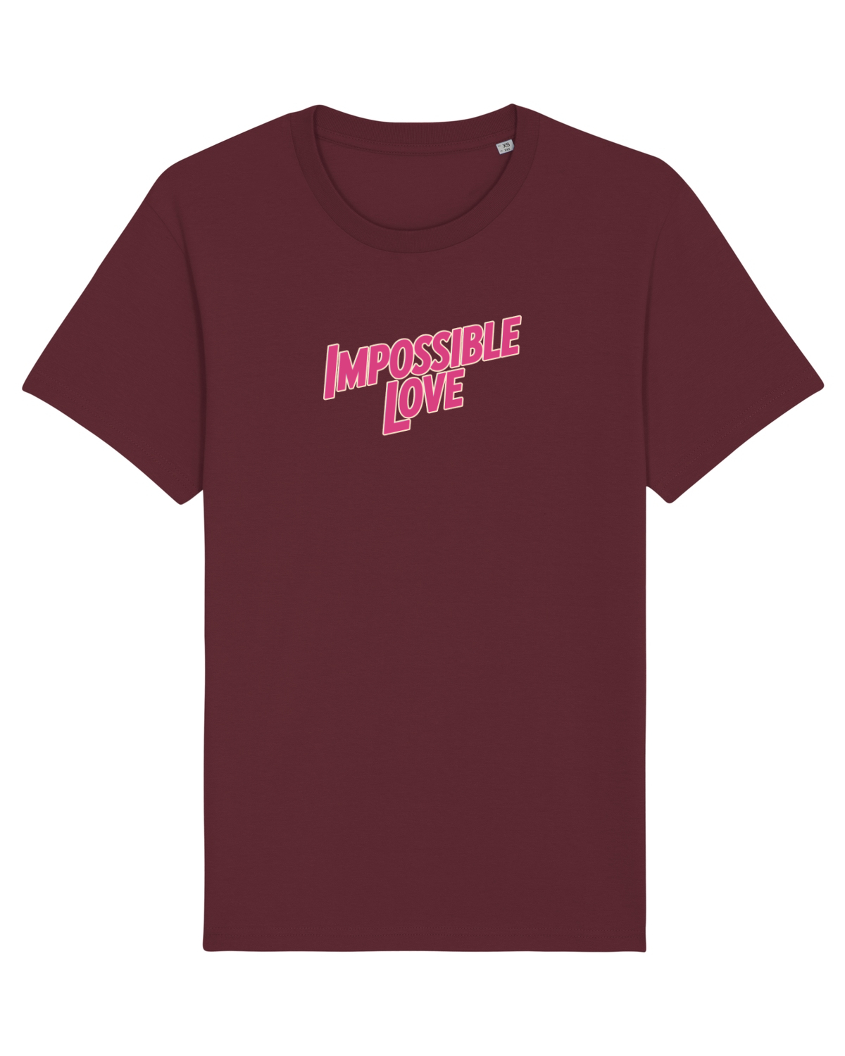 Tricou mânecă scurtă Unisex Rocker Burgundy