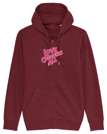 LOVE CONQUERS ALL - IUBIREA INVINGE TOTUL  Burgundy