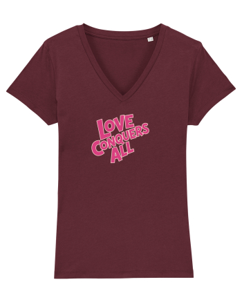LOVE CONQUERS ALL - IUBIREA INVINGE TOTUL  Burgundy