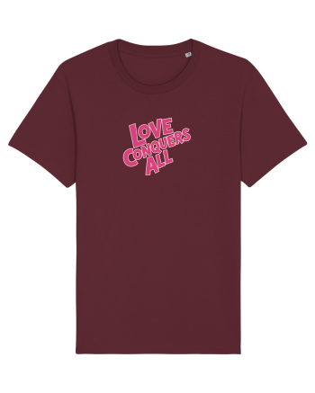 LOVE CONQUERS ALL - IUBIREA INVINGE TOTUL  Burgundy