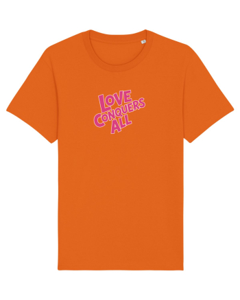 LOVE CONQUERS ALL - IUBIREA INVINGE TOTUL  Bright Orange
