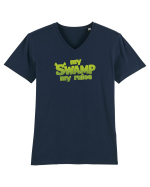 MY SWAMP, MY RULES Tricou mânecă scurtă guler V Bărbat Presenter