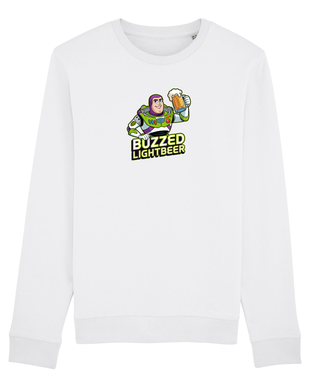 Bluză mânecă lungă Unisex Rise White
