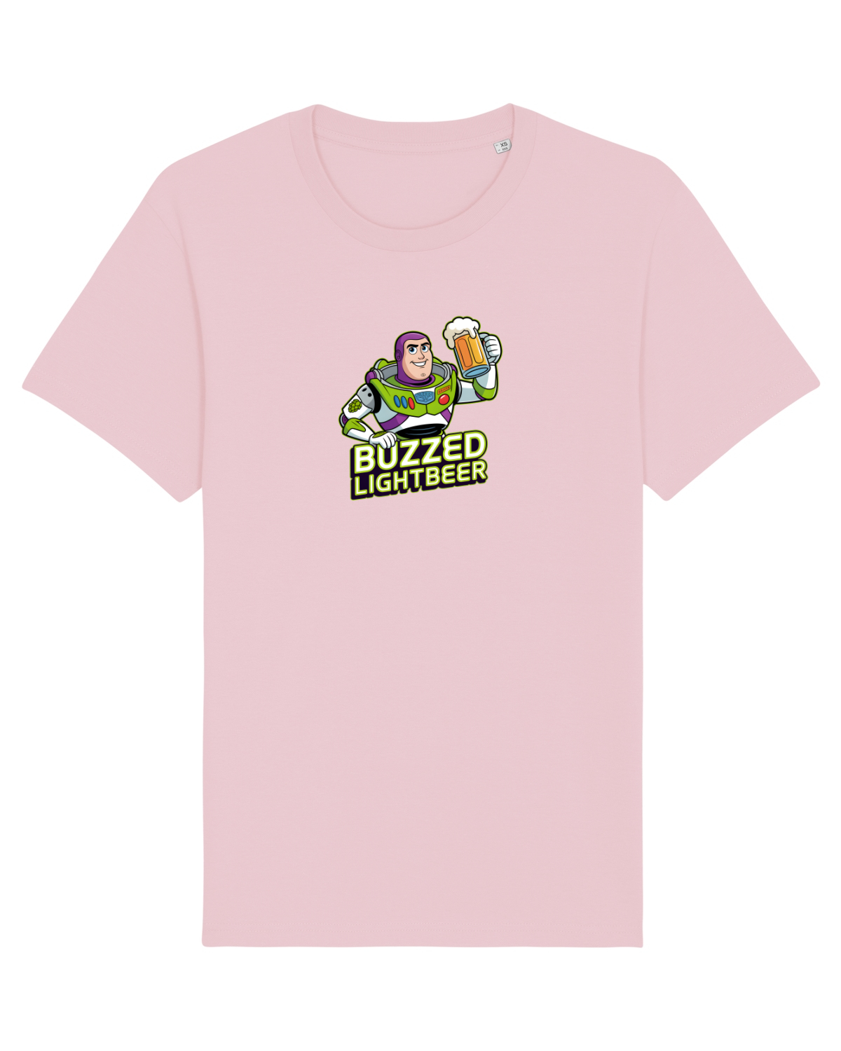 Tricou mânecă scurtă Unisex Rocker Cotton Pink