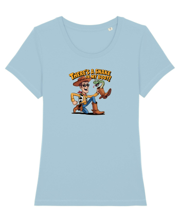 THERE`S A SNAKE IN MY BOOT Sky Blue