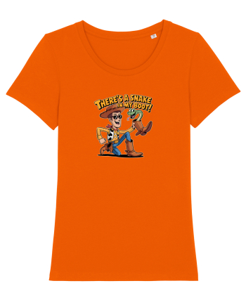 THERE`S A SNAKE IN MY BOOT Bright Orange
