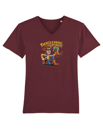 THERE`S A SNAKE IN MY BOOT Burgundy