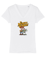 TO INFINITY AND BEYOND Tricou mânecă scurtă guler V Damă Evoker
