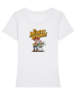 TO INFINITY AND BEYOND Tricou mânecă scurtă guler larg fitted Damă Expresser