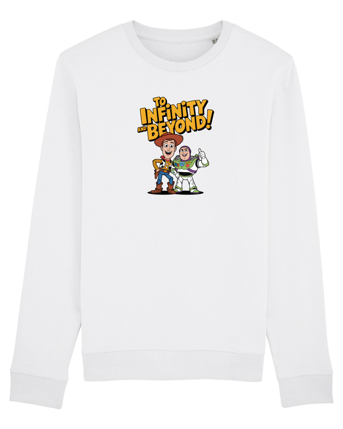 Bluză mânecă lungă Unisex Rise White