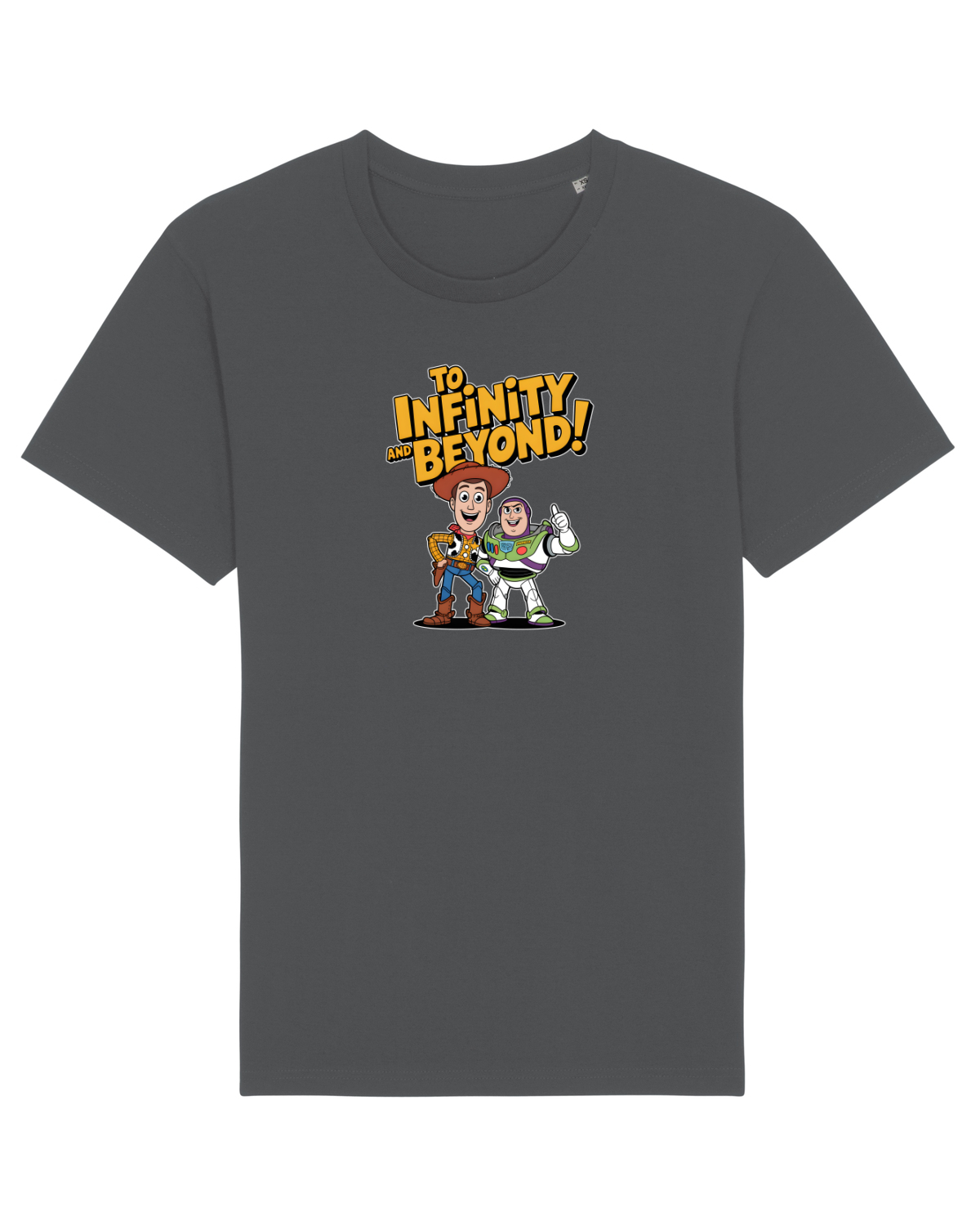 Tricou mânecă scurtă Unisex Rocker Anthracite
