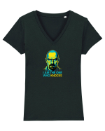 I AM THE ONE WHO KNOCKS Tricou mânecă scurtă guler V Damă Evoker