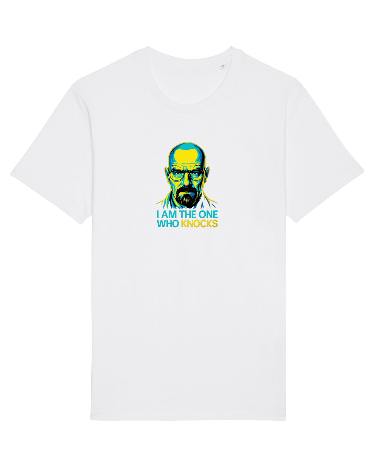 Tricou mânecă scurtă Unisex Rocker White