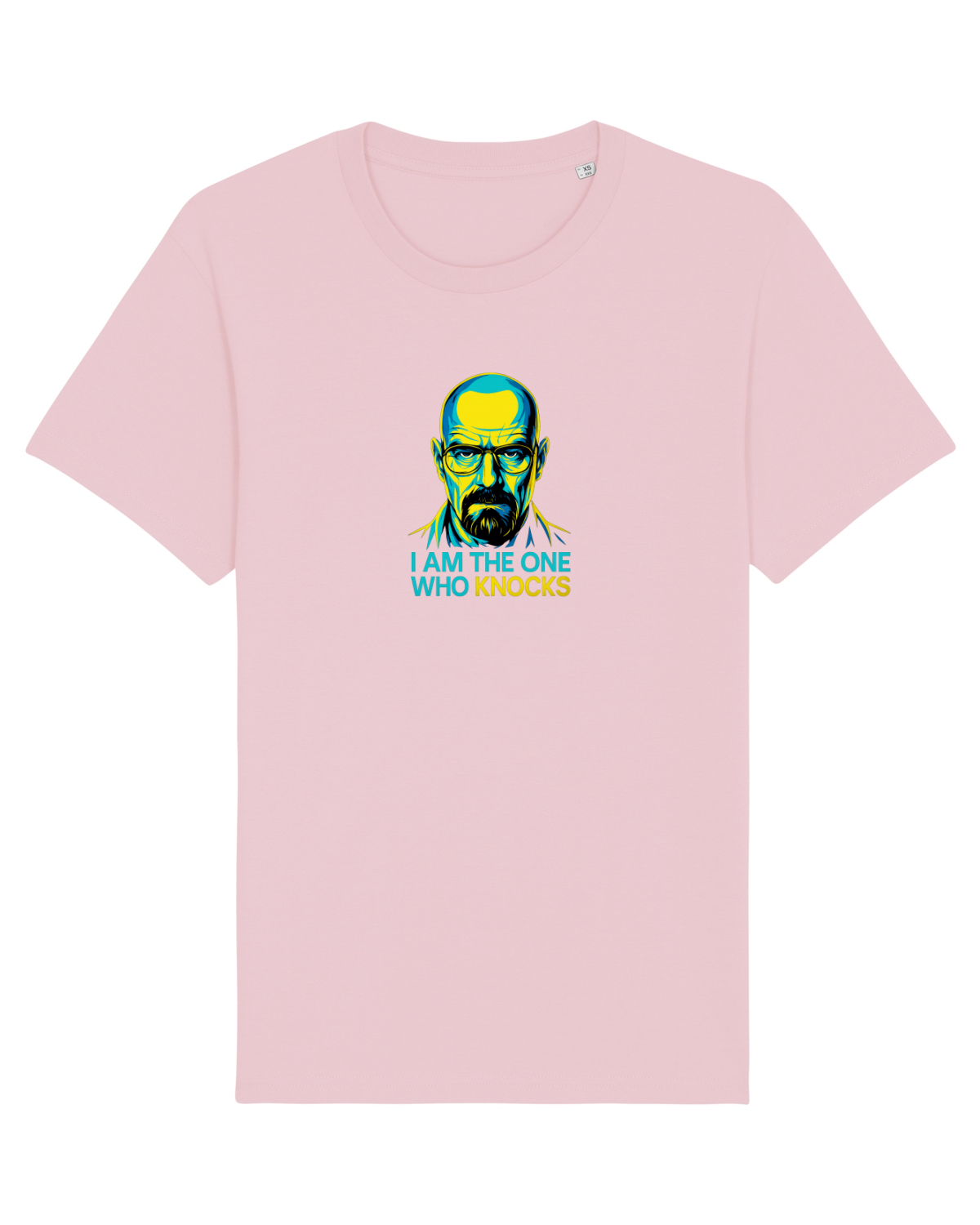 Tricou mânecă scurtă Unisex Rocker Cotton Pink