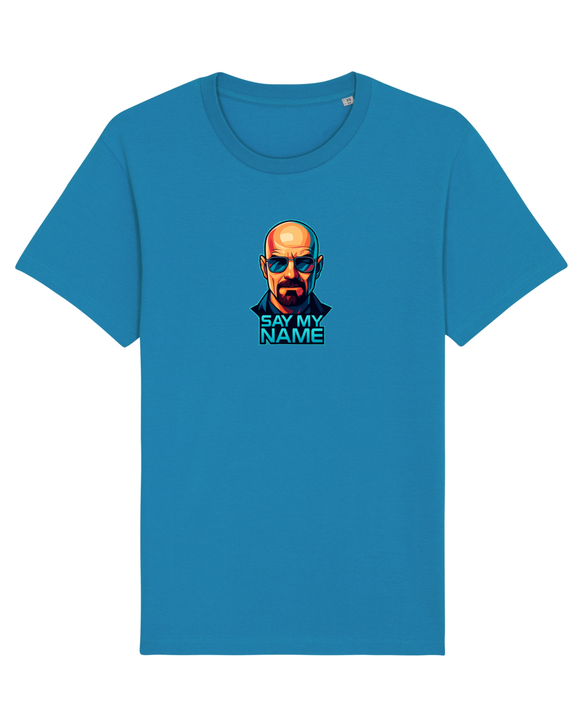 Tricou mânecă scurtă Unisex Rocker Azur