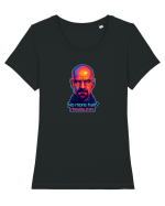 NO MORE HALF MEASURES - NU MAI ACCEPT JUMATATI DE MASURA Tricou mânecă scurtă guler larg fitted Damă Expresser