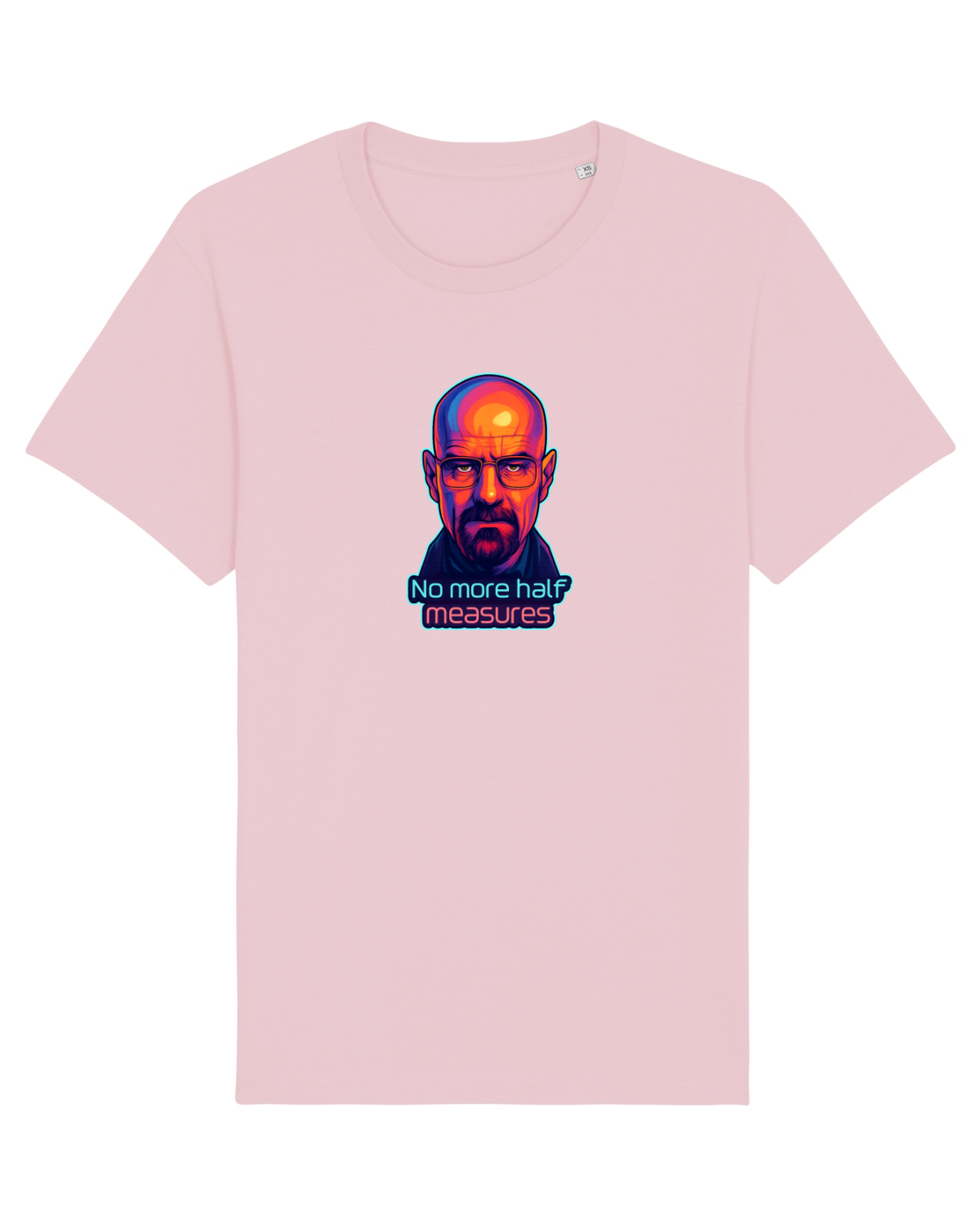 Tricou mânecă scurtă Unisex Rocker Cotton Pink