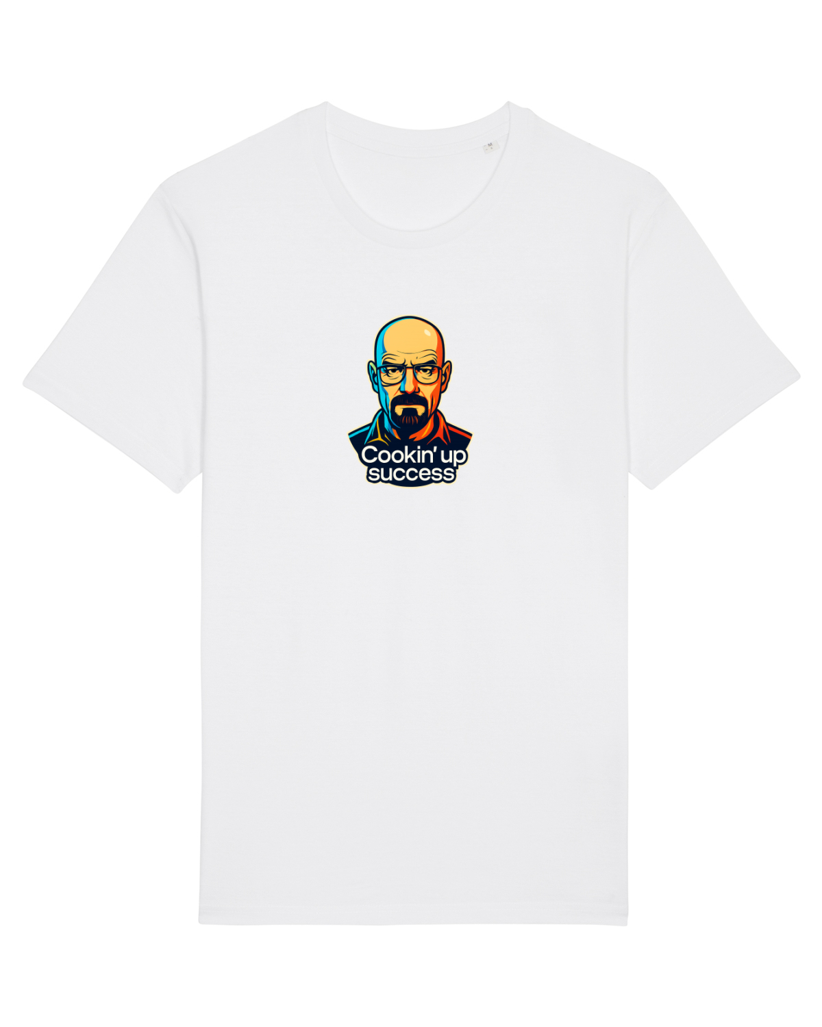 Tricou mânecă scurtă Unisex Rocker White