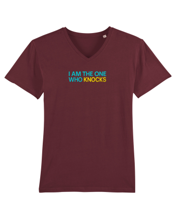 I AM THE ONE WHO KNOCKS 1 Burgundy