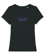 NO MORE HALF MEASURES - NU MAI ACCEPT JUMATATI DE MASURA 1 Tricou mânecă scurtă guler larg fitted Damă Expresser