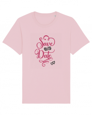 Save the Date Cotton Pink