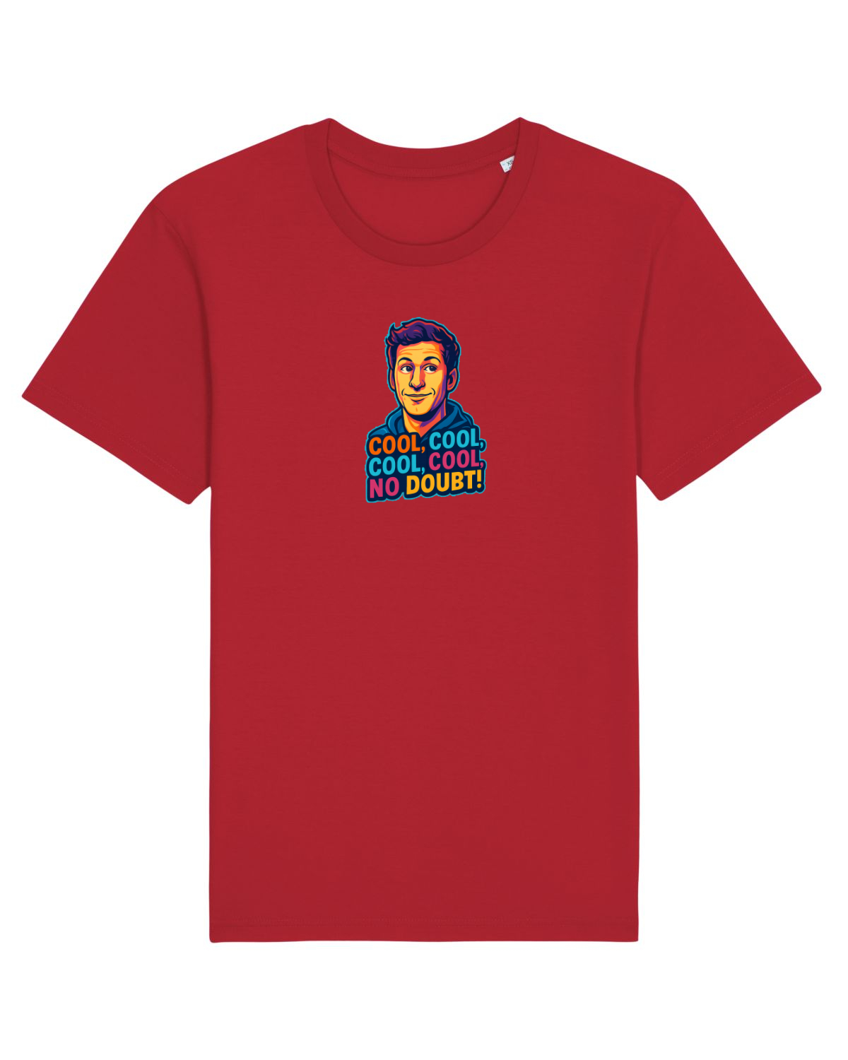 Tricou mânecă scurtă Unisex Rocker Red