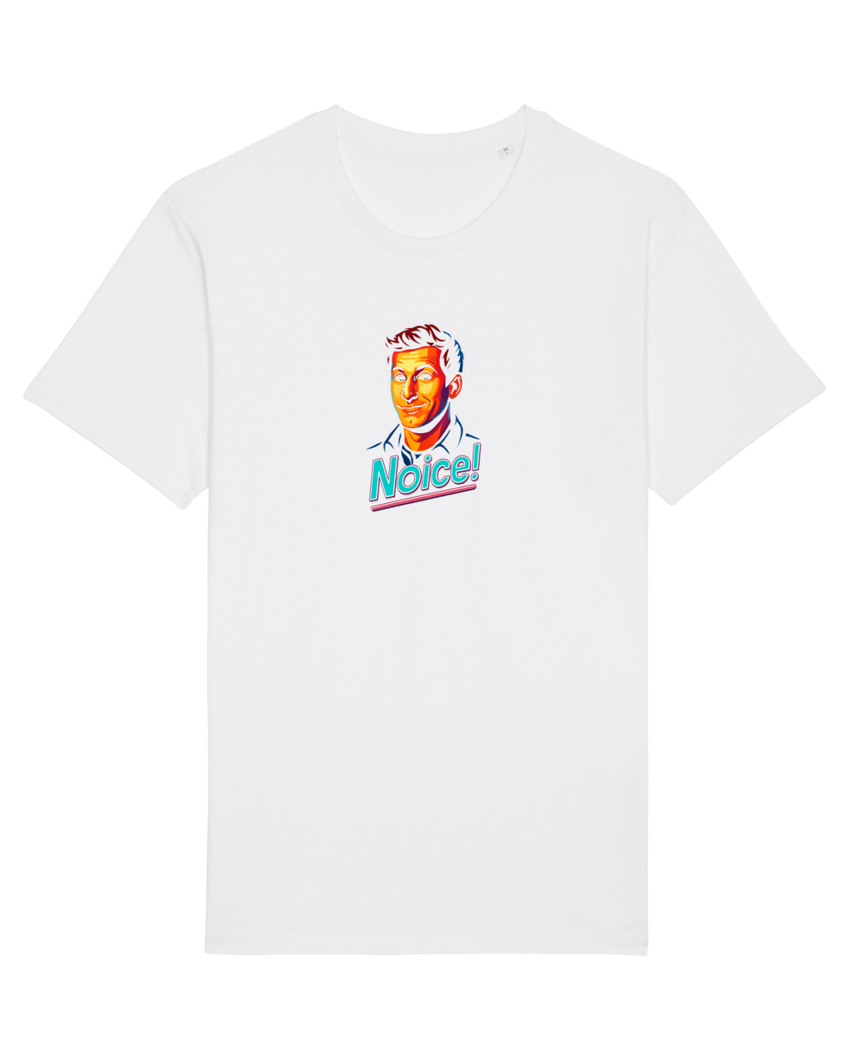 Tricou mânecă scurtă Unisex Rocker White