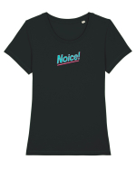 NOICE - NICE Tricou mânecă scurtă guler larg fitted Damă Expresser