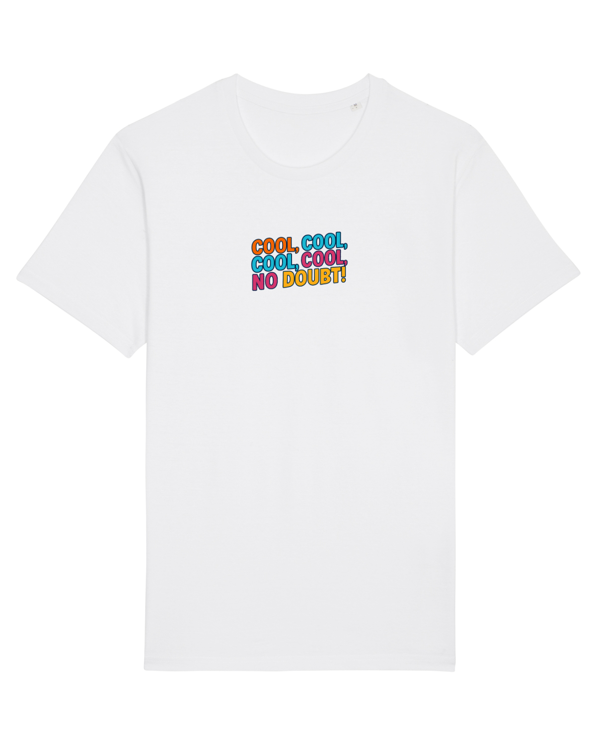 Tricou mânecă scurtă Unisex Rocker White