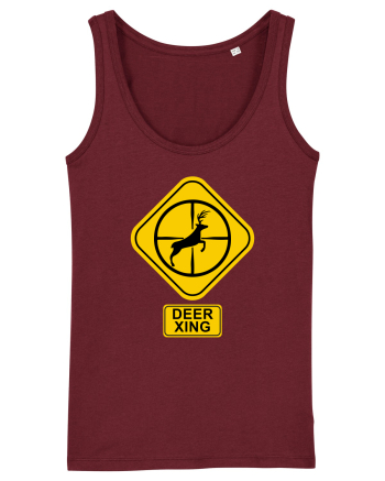 Deer Xing Burgundy