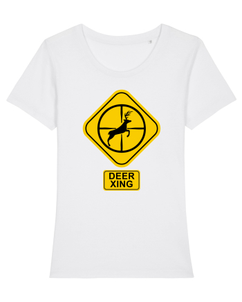 Deer Xing White