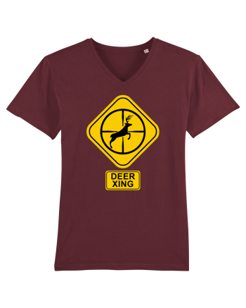 Deer Xing Burgundy