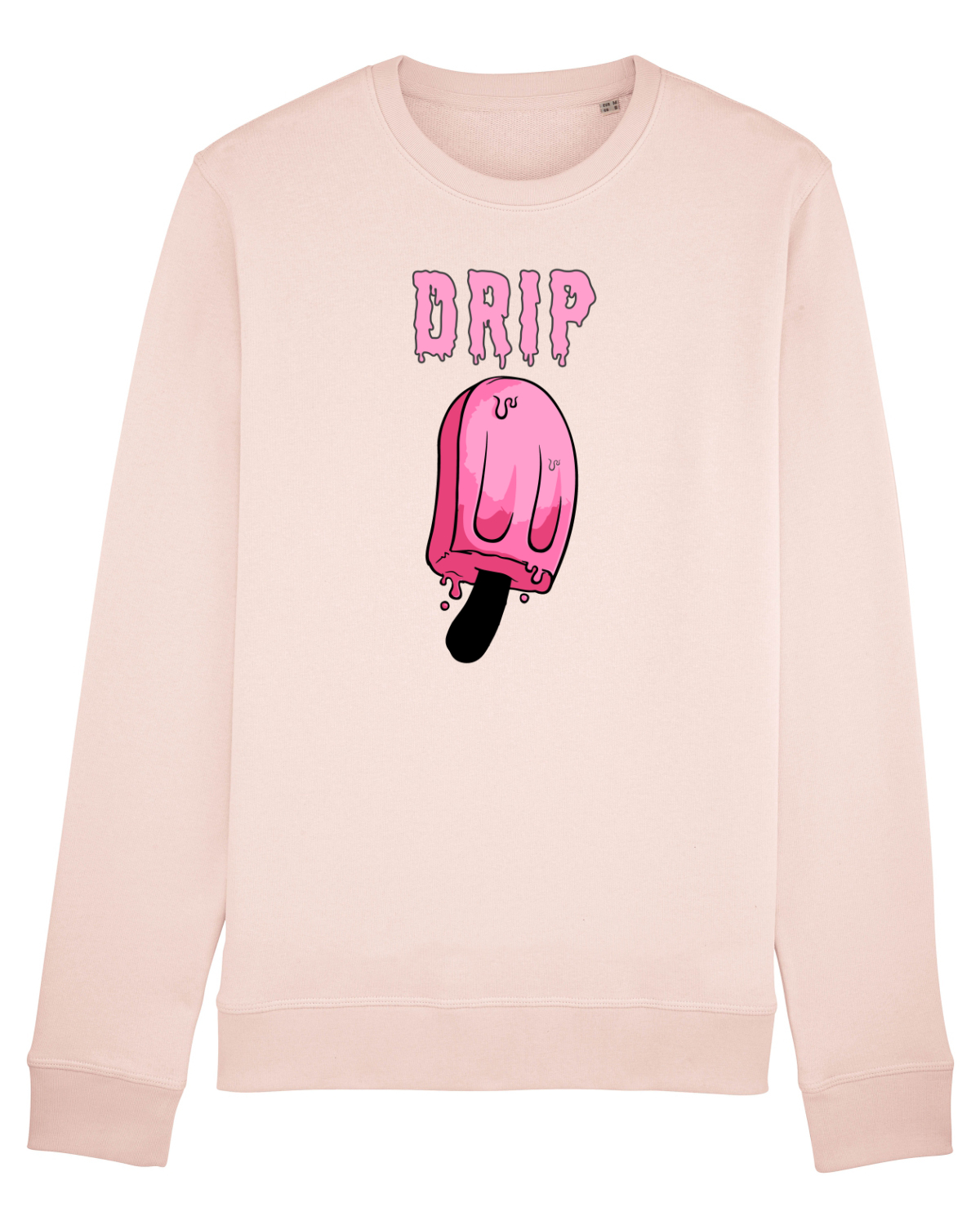 Bluză mânecă lungă Unisex Rise Candy Pink