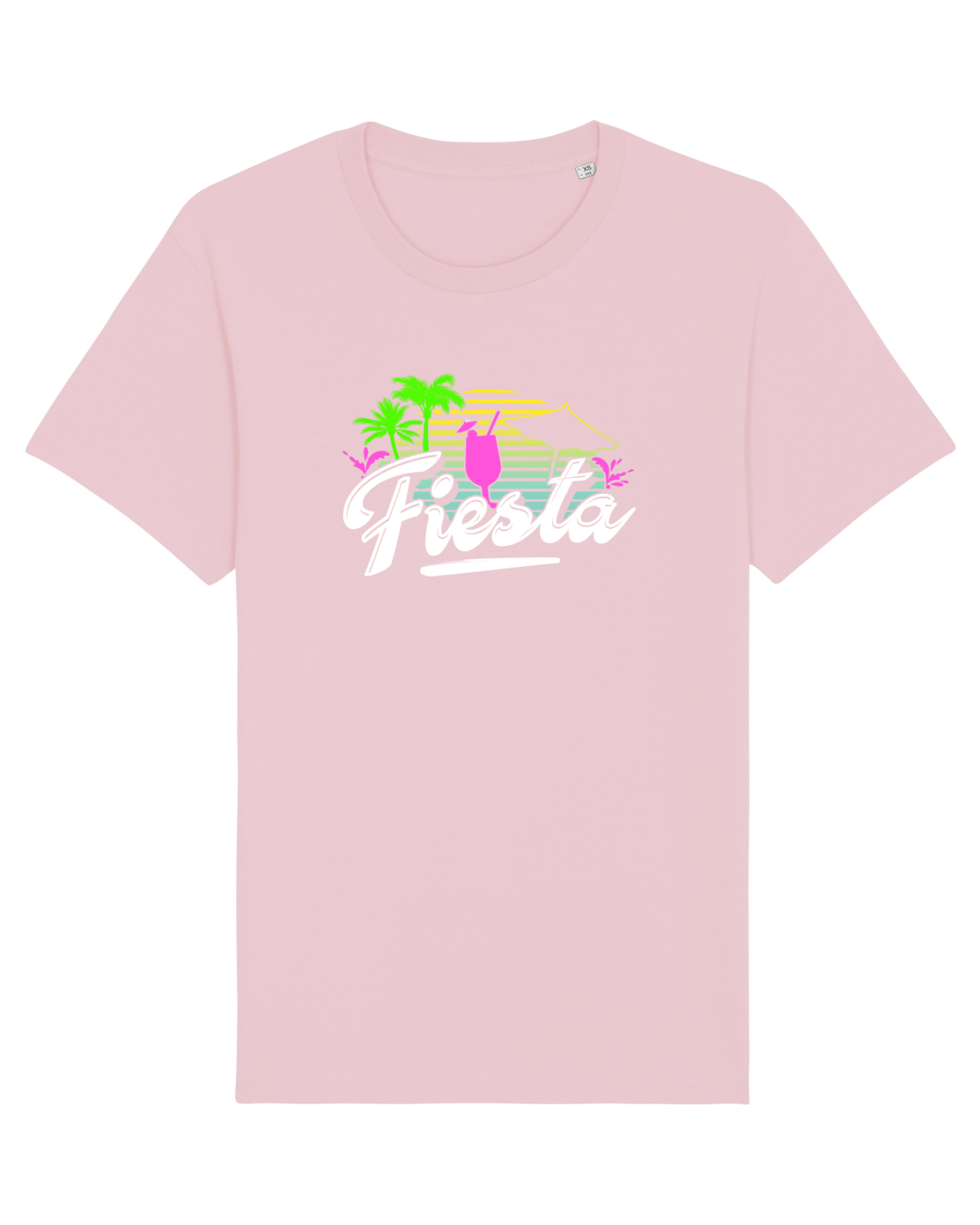 Tricou mânecă scurtă Unisex Rocker Cotton Pink