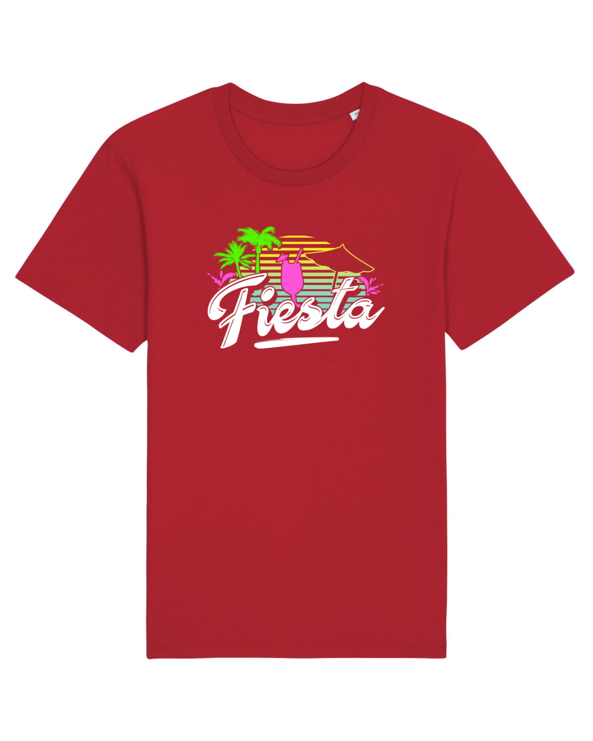 Tricou mânecă scurtă Unisex Rocker Red