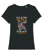 Motocross Tricou mânecă scurtă guler larg fitted Damă Expresser