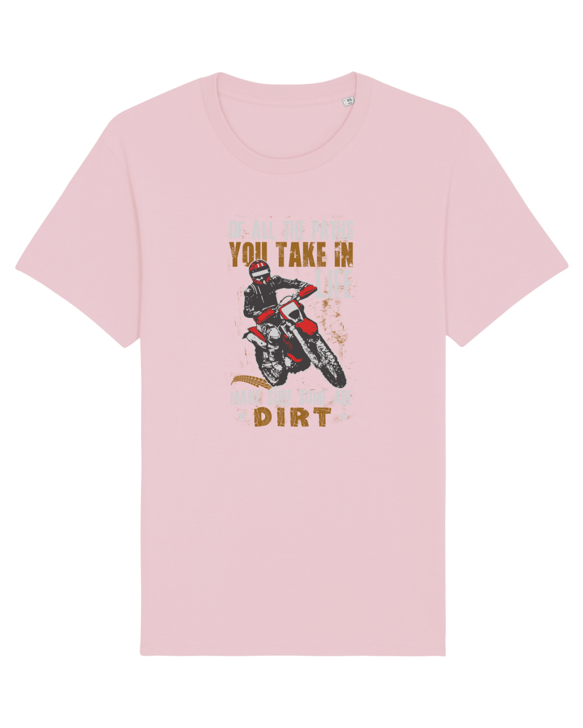 Tricou mânecă scurtă Unisex Rocker Cotton Pink