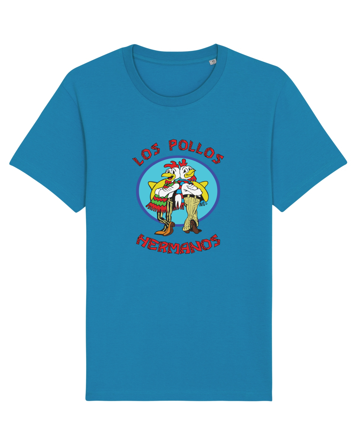 Tricou mânecă scurtă Unisex Rocker Azur
